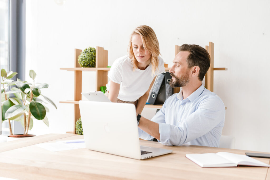 Couple working together with composite Mars square Saturn