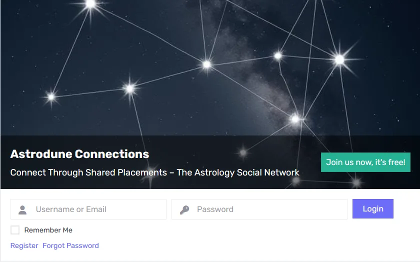 Astrology Network Frontpage